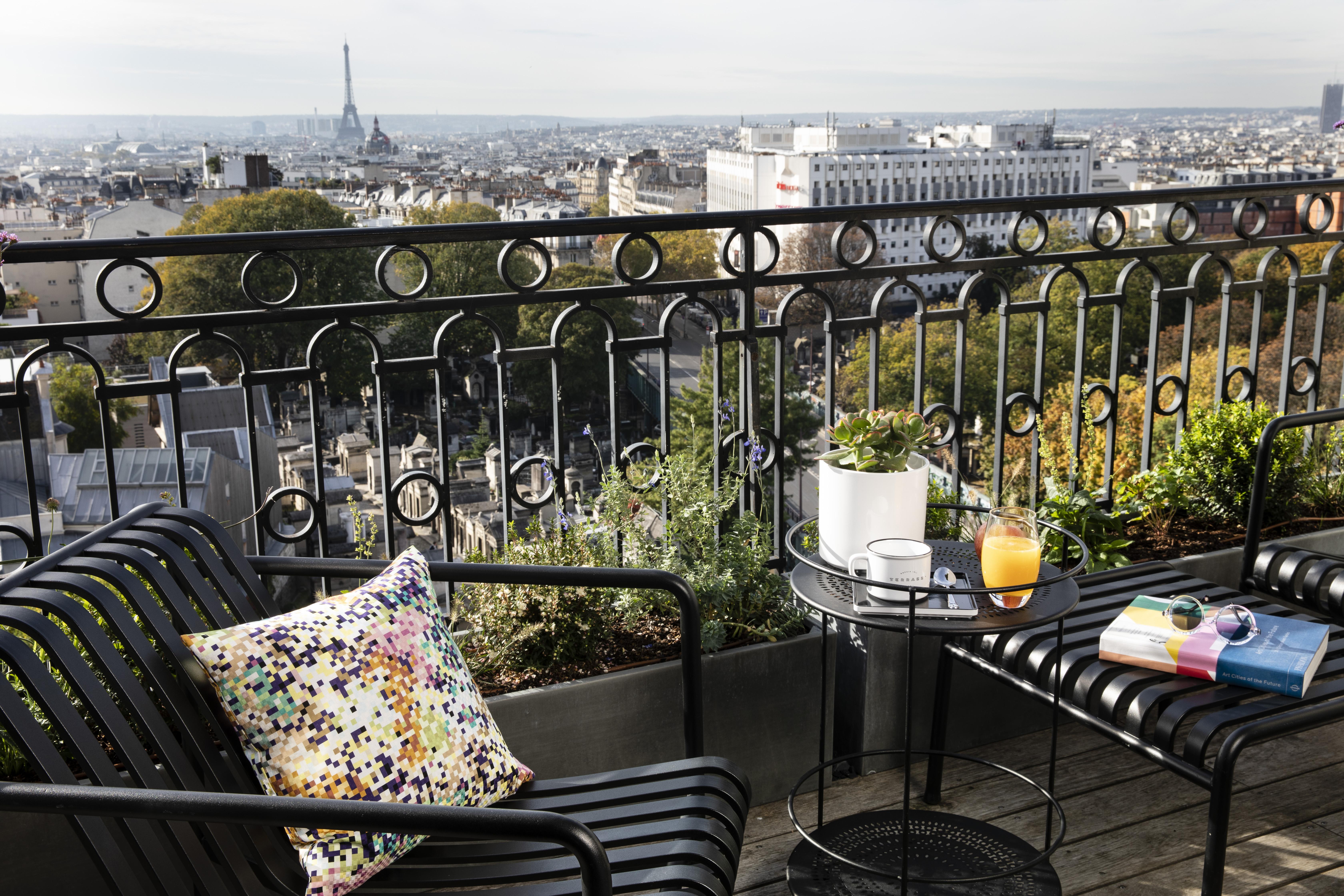 Terrass" Hotel Paris Exterior foto